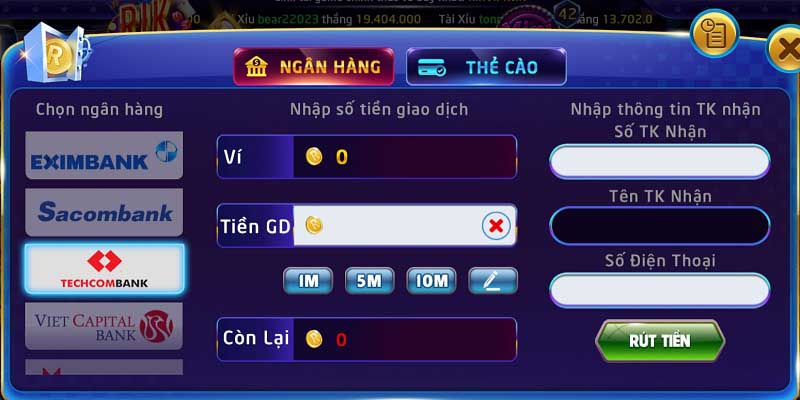 Thời gian xử lý giao dịch khác nhau theo ngân hàng